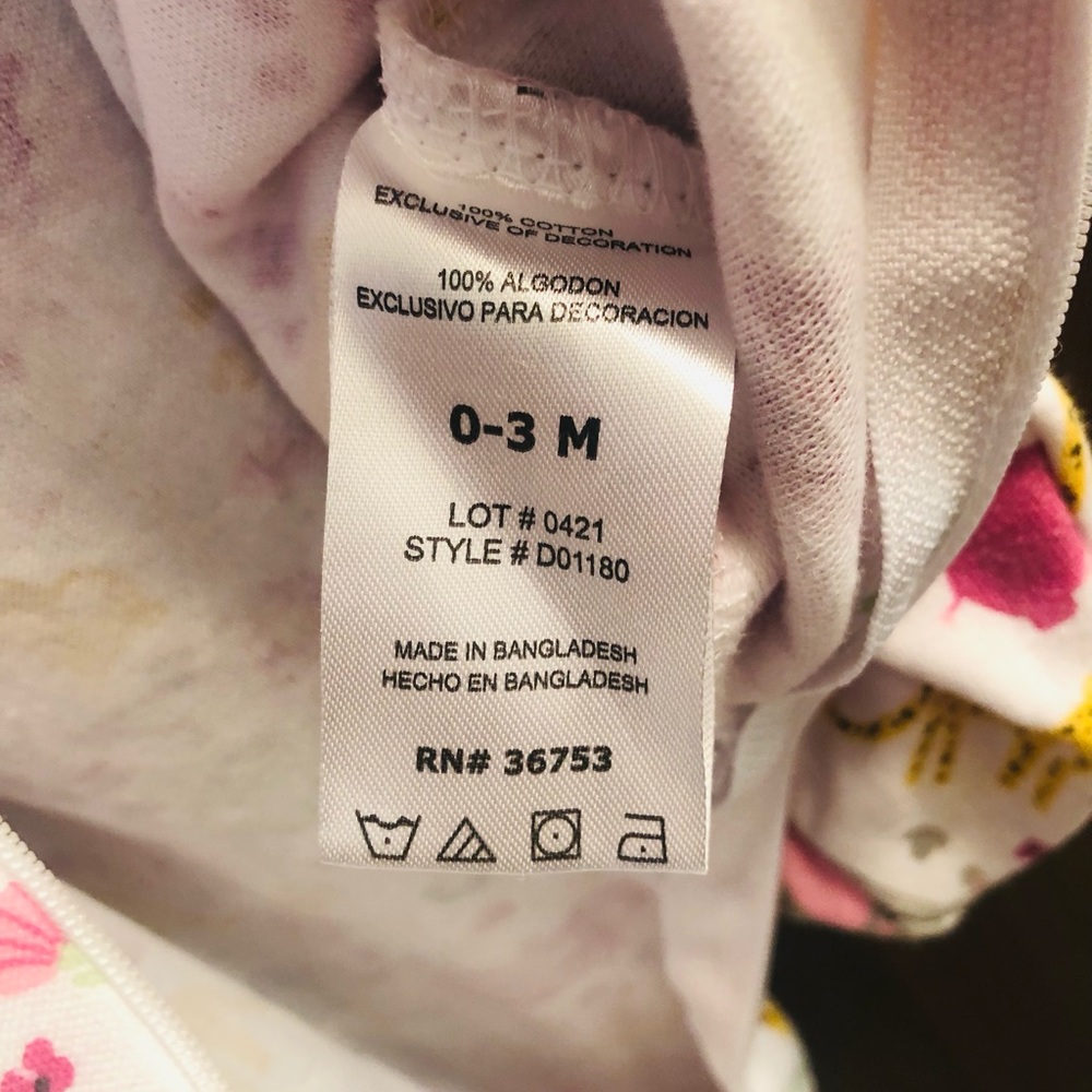 All sleepwear are 0-3M different brands. - Picture 4 of 12